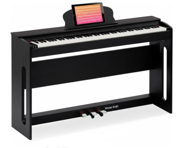 AODSK 88-Key Weighted keyboard piano,Hammer Action Digital Piano with Speakers,Furniture Stand and Triple Pedals,piano keyboard 88 keys Beginner's Course,Piano Lessons