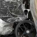 Economy Knee Scooter Steerable Knee Walker for Foot Injuries Compact Crutch Alternative with Dual Braking System (Black)