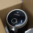 COSMO COS-23AFAKB 2.3 Quart Electric Small Air Fryer with Temperature Control, Timer, Auto Shut-Off, Non-Stick Frying Tray, 1000W Compact Mini Air Fryer (2.3 Quarts, Stainless Steel/Black)