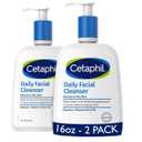 Cetaphil Face Wash, Daily Facial Cleanser for Sensitive, Combination to Oily Skin, NEW 16 oz 2 Pack, Gentle Foaming, Soap Free, Hypoallergenic