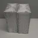 Prsildan Acrylic Drawer Makeup Organizer with 10 Drawers, Set of 2 Office Desk Organizers Accessories, Clear Stackable Storage Drawers for Vanity, Countertop, Craft, Jewelry, Art Supply Organization