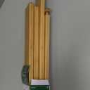Utoplike 4 pcs Bamboo Kitchen Drawer Dividers Large, Adjustable Drawer Organizers, Spring Loaded, Works in Kitchen, Dresser, Bathroom, Bedroom, Drawer, Desk (Natural)