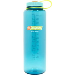 Nalgene 48 oz Wide Mouth Water Bottle | BPA-Free, Durable & Leak Proof, Large & Lightweight for Hiking, Gym & Sports, Cerulean