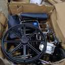 Medline Excel Extra-Wide Bariatric Wheelchair For Adults and Seniors with 24" Wide Seat, Supports up to 500 lbs