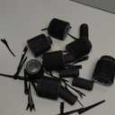 50 Pcs Rollers Hair Curlers Set with 24Pcs Self Grip Hair Rollers 4 Sizes and 24 Pcs Clips for Blowout Look Long Medium Short Thick Hair Volume (1 Count (Pack of 50), Black)