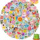 Stickers for Water Bottles, 300 Pcs/Pack Cute Vinyl Waterproof Laptop Sticker for School Students Gifts Supplies Classroom Teachers Prizes Stocking Stuffers Stickers for Kids Girls Teens