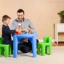 Little Tikes Bright 'n Bold Table & Chairs, Green/Blue, 24 x 24 x 18