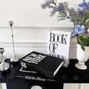 3pcs Coffee Table Decorative Books, Fake Books for Living Room Home Decor, Office Bedroom Bookshelf Simulation Book Ornament