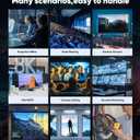 Highwings 10K 8K HDMI Cable 10FT, 4K@120Hz 144Hz HDMI 2.1 Cord Ultra High Speed 48Gbps, Durable, Flexible, for Gaming Monitor, Game Console, Graphics Card, Streaming Media, TV, Ethernet, SoundBar (Black)