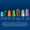 Flents Protechs Real Quiet Foam Ear Plugs for Small Ear Canals, Soft, Comfortable Hearing Protection for Sleep, Work, Travel & Loud Noise, NRR 31, Easy to Use, Black, 50 Pairs