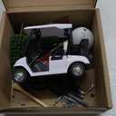 21 Pieces Golf Cake Decorations With Mini Cart, Ball, Green Tree, Clubs, Red Flag Cupcake Toppers for Sports Theme Birthday Party Decor Supplies