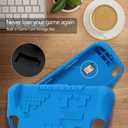 Kid Friendly Protective Case for Nintendo Switch 2 (2025) with Game Card Slots,Ultra-Light Anti-Fall & Shockproof EVA Switch 2nd Protection Cover with Ergonomic Grip, Durable Gaming Shell for Teens (Blue)