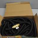 Flexi Hose Lightweight Expandable Garden Hose, 100FT -Retractable Garden Hose, Water Hose - No-Kink Flexibility, 3/4 Inch Solid Brass Fittings and Double Latex Core