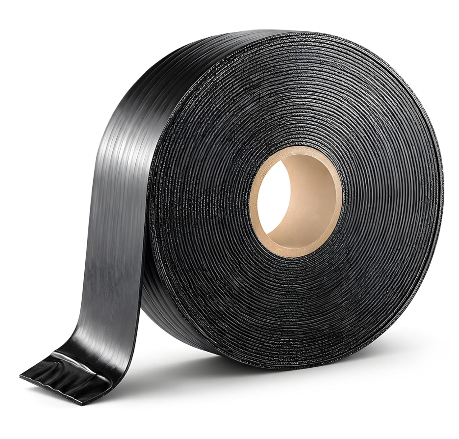 Fabbay 2 Rolls 4 in Asphalt Crack Filler Tape for Driveway Repair Joint
