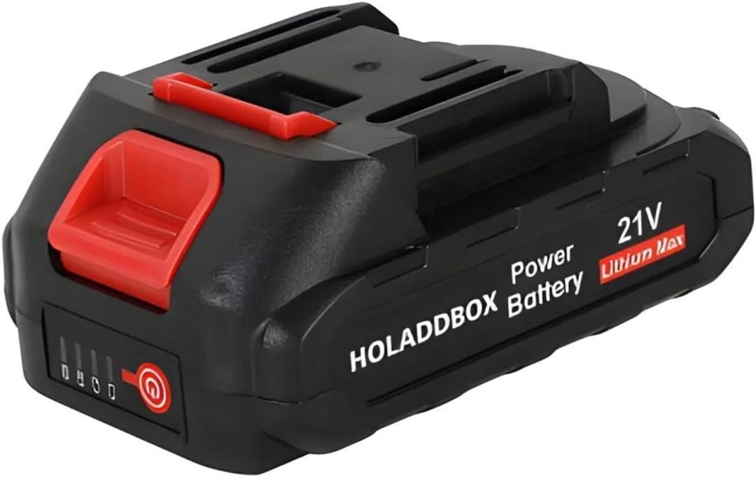 21V Rechargeable Lithium Ion Battery, Replacement Batteries for Mini Electric Chain Saw 4 Inch/ 6 Inch (1)