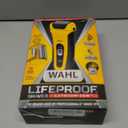 Wahl Lifeproof Lithium Ion Foil Shaver  Waterproof Rechargeable Electric Razor with Precision Trimmer for Mens Beard Shaving, Trimming, & Grooming with Quick Charge  Model 7061-100 (Yellow / Black)