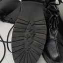 Ramede Men's Medieval Renaissance Boots Pirate Costume Viking Gothic Leather Boots High Tube Tied Shoes for Halloween Cosplay (12, Brown)