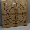 LEIKE Large Wall Clocks,Silent,Non Ticking,Battery Operated Big Retro Round Modern Wood Wall Clock for Living Room, Bedroom,Dinning Room,Farmhouse,Office,Home Decor-20 Inch(Black-Roman Numerals)