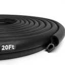 DGSL Car Door Seal Strip, Door Weather Stripping with Top Bulb Automotive Weather Stripping for Cars, Boats, RVs, Trucks, and Home Applications (20Ft)