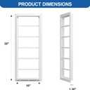 NeatiEase 2 Pack Shed Windows 10"x35", Transom Window Fixed Design with Tempered Glass for Playhouses, Sheds, Garage and Chicken Coops (White)