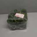 Senjie 2024 Velvet Christmas Ornaments Sets for Christmas, 36pcs Xmas Tree Flocked Shatterproof Christmas Ornaments Balls Decoration Avocado Green