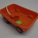 Green Toys Wagon, Orange CB - Pretend Play, Motor Skills, Kids Outdoor Toy Vehicle. No BPA, phthalates, PVC. Dishwasher Safe, Recycled Plastic.