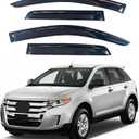 IG Window Visors Fit for 2007-2014 Ford Edge, Out-Channel Rain Guards Vent Wind Deflectors 4PC, Car Accessories for 2007-2015 Lincoln MKX