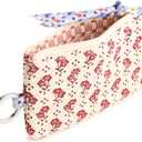 Vera Bradley womens Premium Cotton Zip Id Pouch W/Breakaway Lanyard