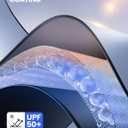 7 x Lamicall Car Windshield Sun Shade - [4 Layers Nano Coating][Light and Thin] Foldable Front Window Sunshade, UV Block, Auto Interior Protection, 57"x29" Windshield Cover for Compact Sedan, SUV (Small)