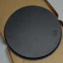 Foodservice 25453 Non-Slip Tray, Plastic, Rubber Lined, Oval, 20.5 x 25.25-Inch, Black