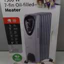 Profusion heat 1500 W 7-fin Oil-Filled Heater, Grey