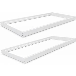 2x4FT Surface Mount Kit for LED Flat Panel Light 2Pack, Aluminum