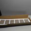 30x6 Return Air Grille(Duct Opening Size),Air Return Vent Cover, Flat Vent Cover, Rejillas De Aire Acondicionado para Casa, Return Air Grilles, Outer Dimensions:31.75"Wx7.75"H(30"W x 6"H, Duct Opening)
