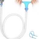 Slip-On Faucet Sprayer Attachment with 6 Ft Hose for Pet Bathing, Kitchen and Utility Sink - No Installation Needed - Fits Faucets Up to 3" Wide