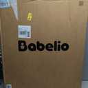 BABELIO Safety Gate Door Fits for Stairs, Narrow and Wide Doorways with Auto Close, Easy Install, No Drilling, Pressure Mounted for Baby, Child, Pets, Dog/Puppy, 26''-40'', White