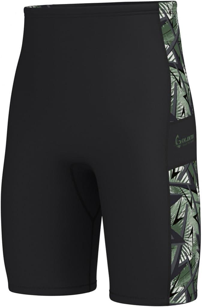 GoldFin Wetsuit Shorts Men Women, Mens Womens 2mm Wet Suits Neoprene Short for Water Sports Diving Surfing Swimming Snorkeling Kayaking XL