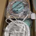 DASH My Mug Ice Cream Maker Machine (Aqua): Multi-Purpose Soft Serve Ice Cream Machine with (2) Bowls for Homemade Gelato, Sorbet, Frozen Yogurt, Built-In Ingredient Chute, Easy to Clean and Store