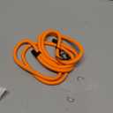 SSLOTSCASE for Phone Lanyard Crossbody with 2X TPU Clear Phone Tabs, Multi-Function Crossbody Strap, Premium Metal Carabiner, Safety Durable Anti Theft Drop Protection Phone Neck Wrist Strap, Orange