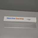 AmazerBath 5 PCS Shower Door Side Seal Strip for 3/8 Inch Glass - 15.75 Inches x 5, 5 Sections Segmented Shower Installation Kit, Frameless Glass Door Seal Strip