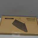 Heavy Duty Broom, 55 Inch Long Handle Outdoor Large Angle Brooms, Commercial Broom for Sweeping Indoor, for Home Garage Kitchen Office Courtyard Lobby Patio Lawn Concrete (1 Pack, Black-red)