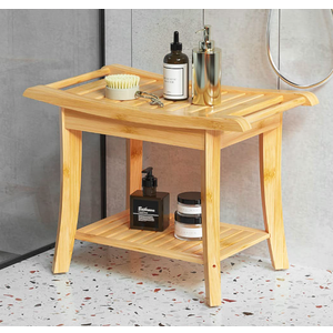 Bamboo Shower Bench, Bathroom Bench, Small Bench, Sauna Bench, Corner Bench, Wooden Shower Bench, Shower Stool Wood, Bathtub Bench, Spa Benches