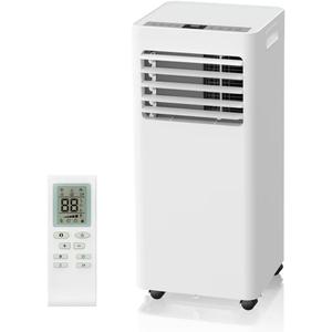 Portable Air Conditioners 10000 BTU,Quiet Portable AC Units for Rooms 3-IN-1 Cools Up to 500 Sq.Ft with Dehumidifier,Fan,Remote Control,24H Timer,Sleep Mode,Portable Cooling Conditioner for Bedroom