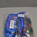4th of July Patriotic Holographic Fanny Pack Kits, Independence Day Accessories USA Glasses & Sweatband Set for Party (USA Letter)