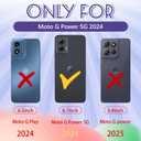 for Moto G Power 5G 2024 Case Women - Cute Girls Phone Cover Girly Kawaii Aesthetic Design Mushroom Heavy Duty Protective Shockproof Military Grade for Motorola Moto G Power 5G 2024 Cases