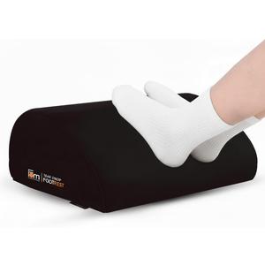 Friends of meditation Foot Rest for Office Chair | Foot Stool for Sofa | Ergonomic Foot Rest Under Table/Desk | Leg Resting Stool | Removable Cover | Black
