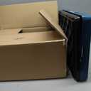 4 x CleverMade Collapsible Storage Bins 32L 3 Pack Heavy Duty Foldable Storage Bins with Built-In Handles for Garage Storage and Home Organization - Ocean