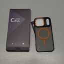 Magnetic 3 in 1 for iPhone 17 Pro Max Case, [Omni-Directional Protection] with 1x Screen Protector + 1x Camera Cover, [Seamless Work with Magsafe] Protective Case for iPhone 17 Pro Max Cosmic Orange