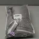 Yakamok Dove Grey 100% Blackout Curtains Grommet Window Treatments with 2 Thick Layers-Light Gray Room Darkening Thermal Insulated Drapes Set of 2 for Bedroom Living Room 52 Inches by 84 Inches length