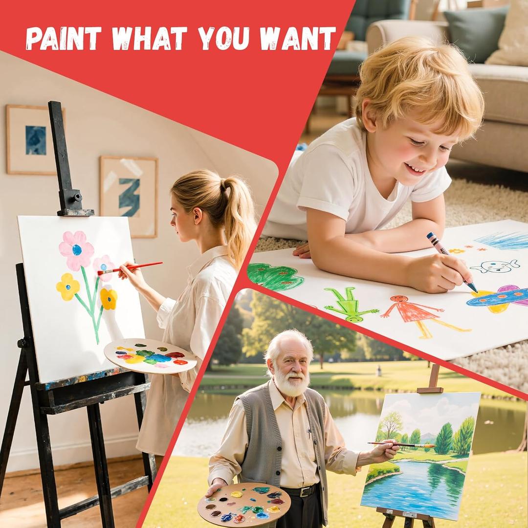 Simetufy 26 Pack 11 x 14 Inch Canvas Boards for Painting Pre-Primed Paint Canvas for Acrylic, Oil, Watercolor, Gouache, Art Supplies for Kids &Adults, Beginners & Artists
