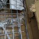 Commercial Grade NSF Listed Metal Wire Mesh Storage Chrome Mobile Security Cage Kit, 24" x 48" x 70", Perfect for Warehouse, Grocery Store, Restaurant, Dishroom